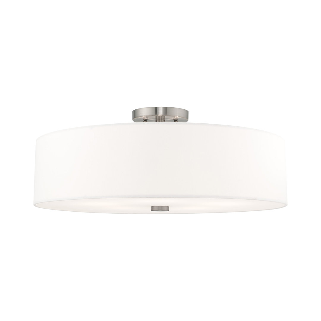Flaire 5-Light 22" Semi Flush Mount
